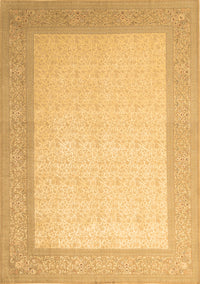 Abstract Brown Contemporary Rug, con288brn