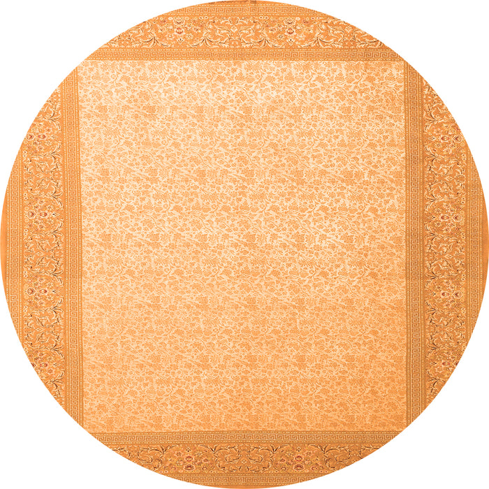 Machine Washable Abstract Orange Contemporary Area Rugs, wshcon288org