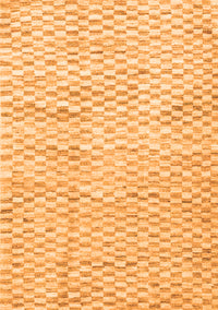 Solid Orange Modern Rug, con2890org