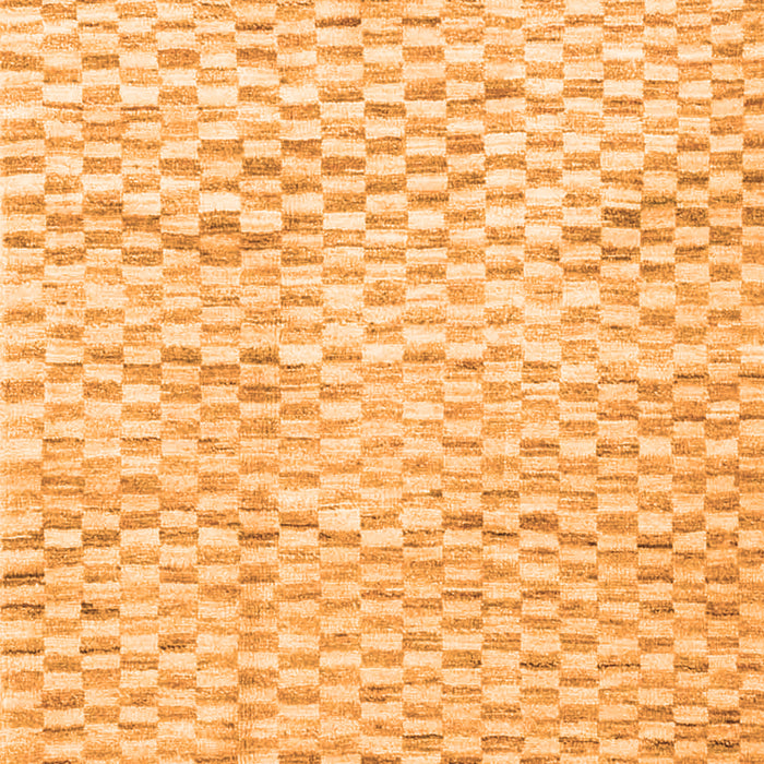 Serging Thickness of Machine Washable Solid Orange Modern Area Rugs, wshcon2890org