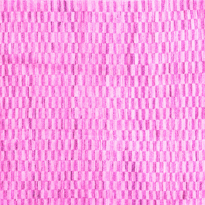 Square Solid Pink Modern Rug, con2890pnk