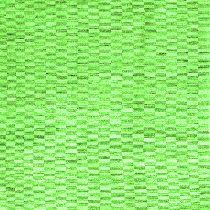 Round Machine Washable Solid Green Modern Area Rugs, wshcon2890grn