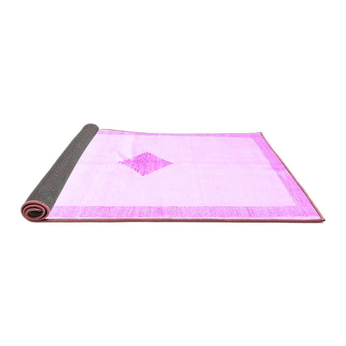 Sideview of Solid Purple Modern Rug, con2891pur