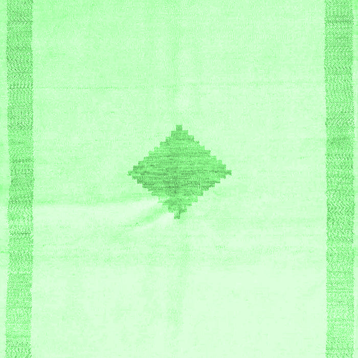 Machine Washable Solid Emerald Green Modern Area Rugs, wshcon2891emgrn