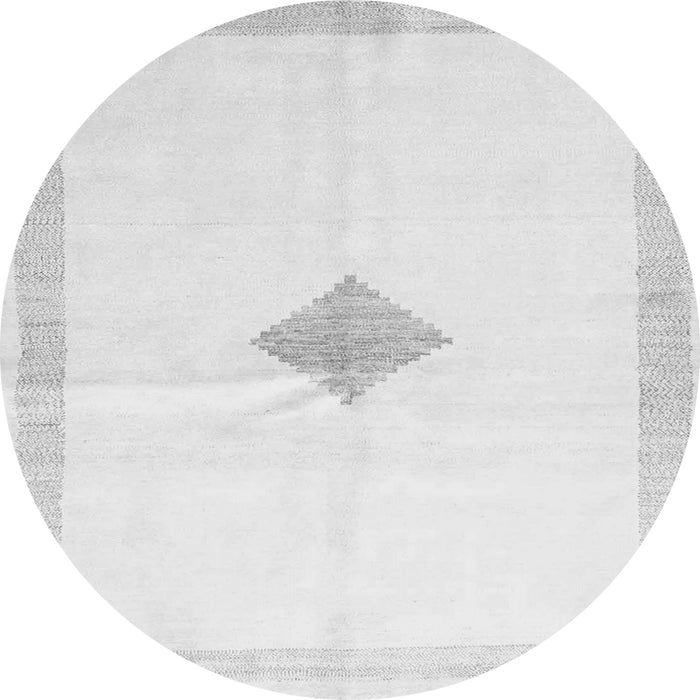 Square Solid Gray Modern Rug, con2891gry