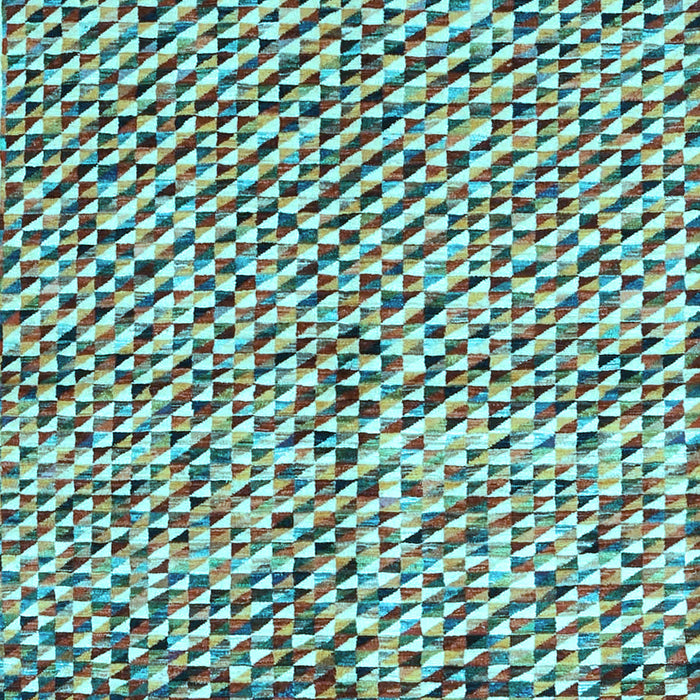 Machine Washable Abstract Light Blue Contemporary Rug, wshcon2892lblu