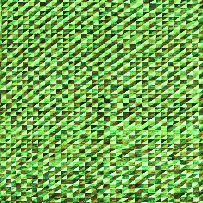 Serging Thickness of Machine Washable Abstract Green Contemporary Area Rugs, wshcon2892grn