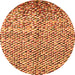 Machine Washable Abstract Orange Contemporary Area Rugs, wshcon2892org