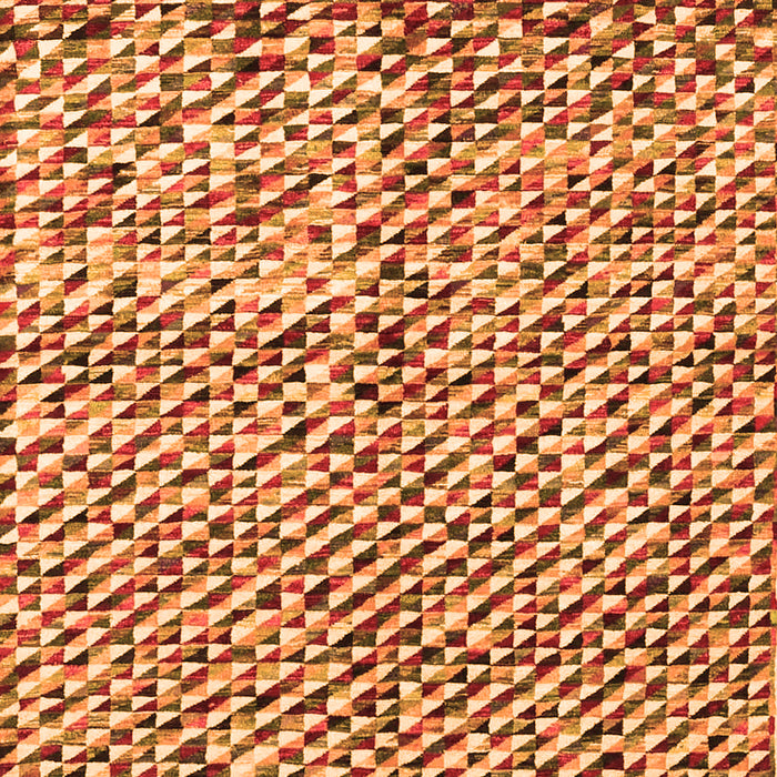 Abstract Orange Contemporary Rug, con2892org