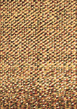 Abstract Brown Contemporary Rug, con2892brn