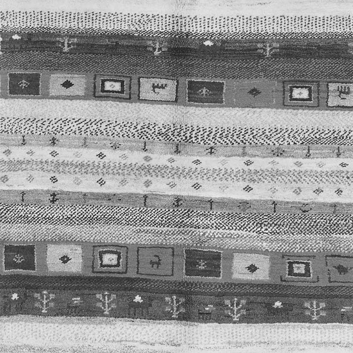 Abstract Gray Contemporary Rug, con2893gry