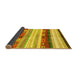 Sideview of Abstract Yellow Contemporary Rug, con2893yw