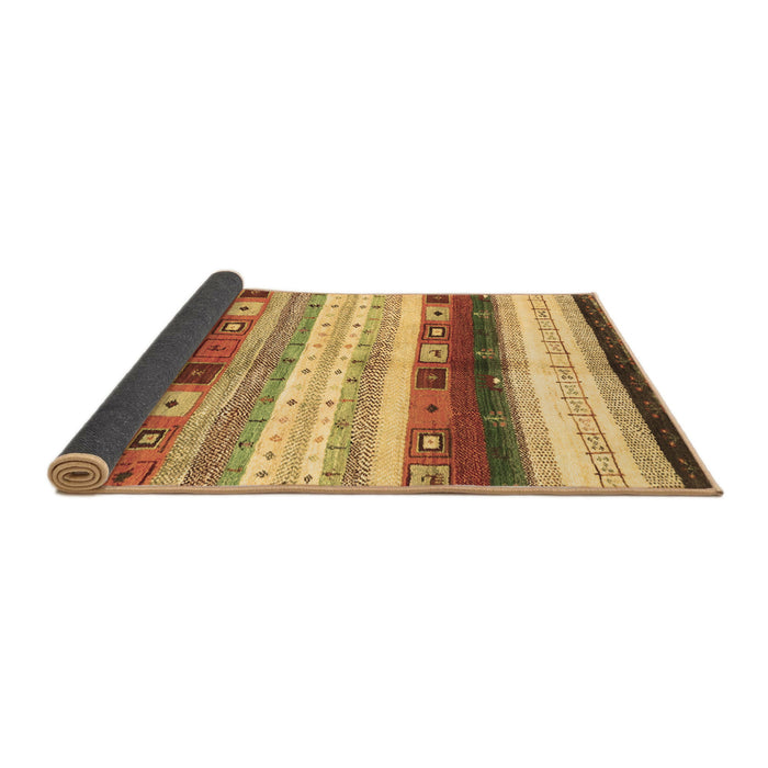 Sideview of Abstract Brown Contemporary Rug, con2893brn