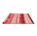 Contemporary Red Washable Rugs