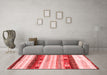 Contemporary Red Washable Rugs