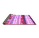 Sideview of Abstract Purple Contemporary Rug, con2893pur