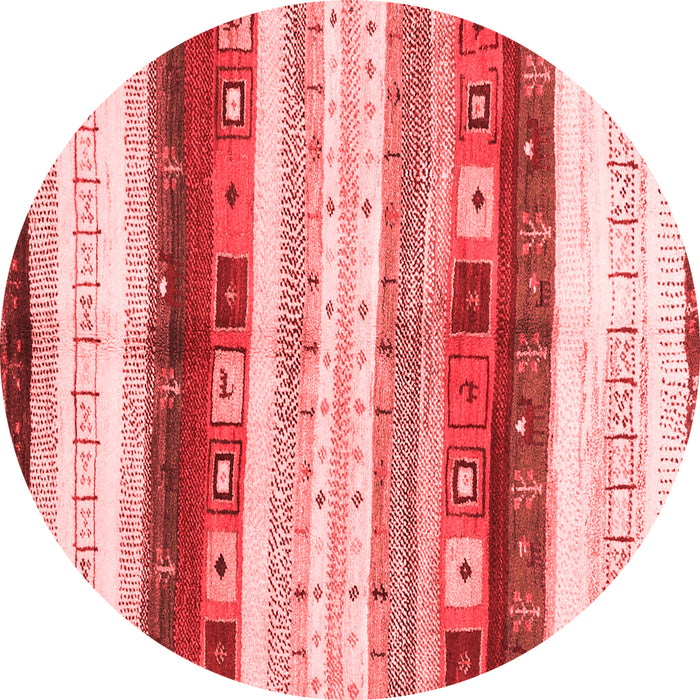 Abstract Red Contemporary Rug, con2893red