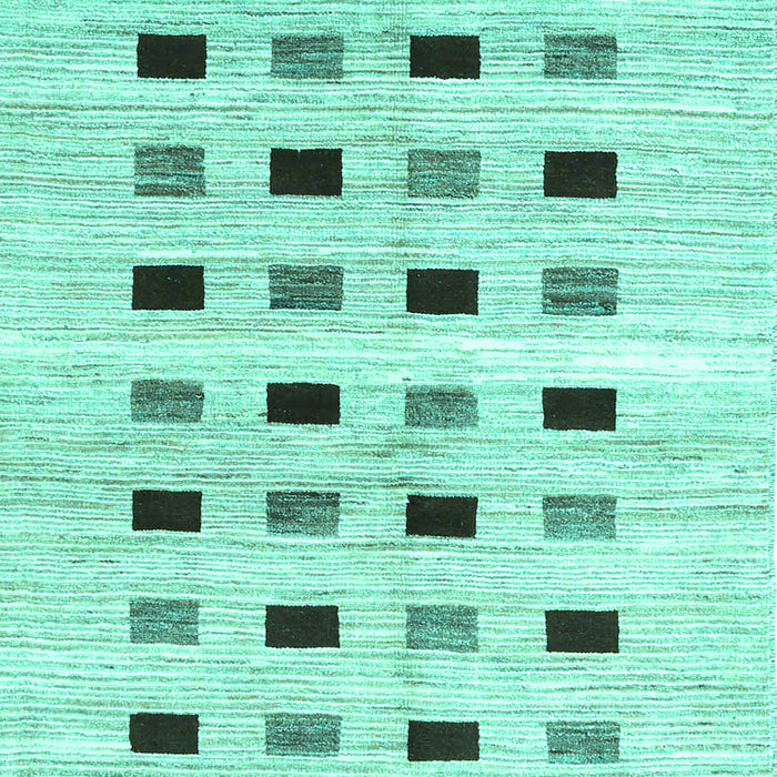 Solid Turquoise Modern Rug, con2894turq