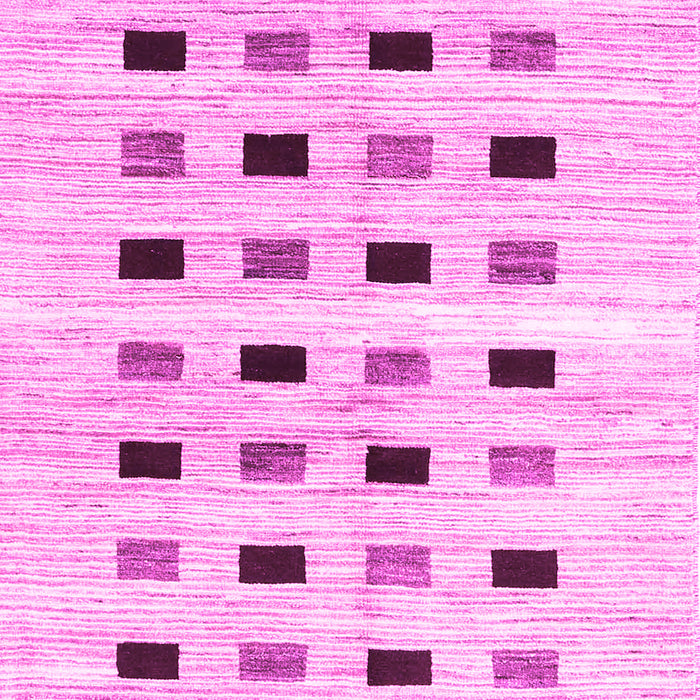 Machine Washable Solid Pink Modern Rug, wshcon2894pnk