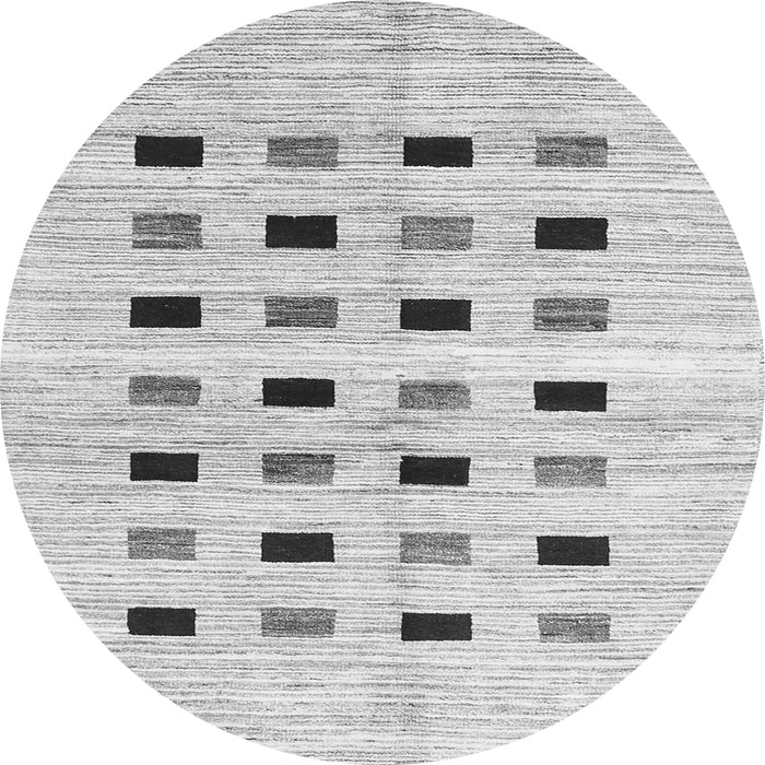 Square Solid Gray Modern Rug, con2894gry