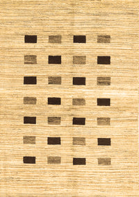 Solid Brown Modern Rug, con2894brn