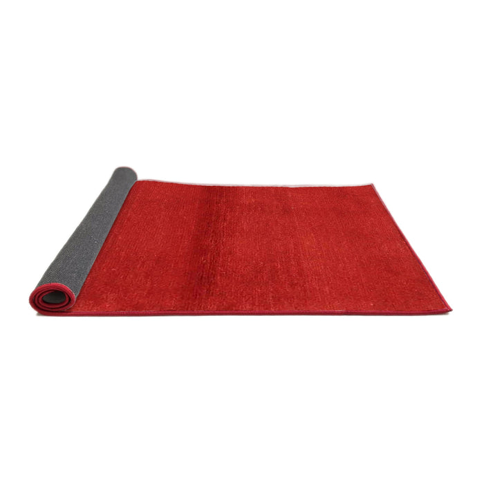 Thickness of Contemporary Neon Red Modern Rug, con2895