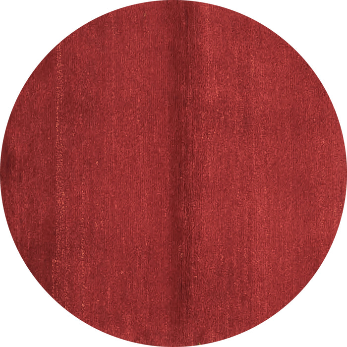 Round Abstract Brown Contemporary Rug, con2895brn