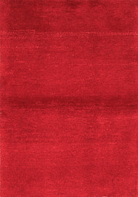 Abstract Red Contemporary Rug, con2895red