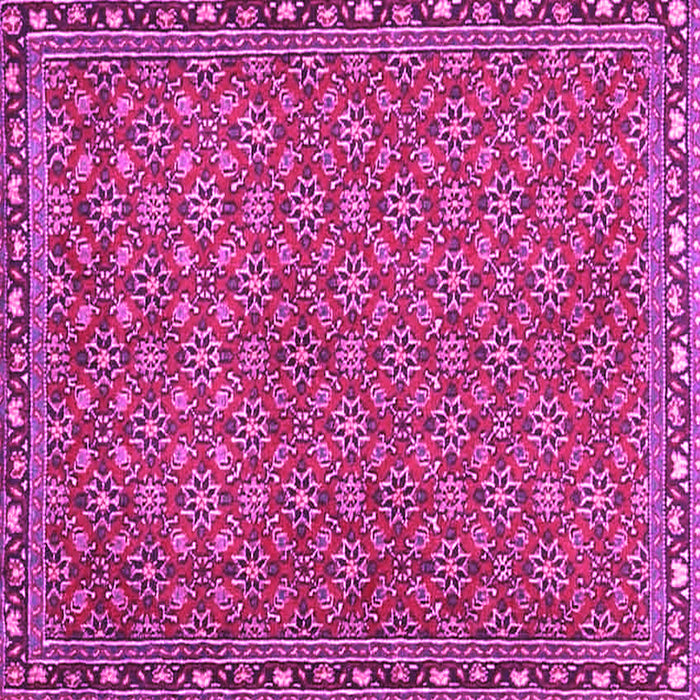 Square Machine Washable Abstract Pink Contemporary Rug, wshcon2896pnk