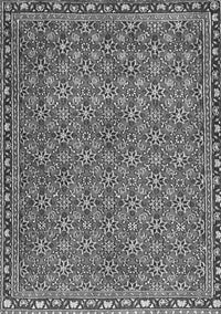 Abstract Gray Contemporary Rug, con2896gry