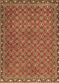 Abstract Brown Contemporary Rug, con2896brn