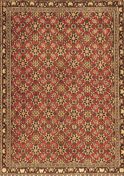 Abstract Brown Contemporary Rug, con2896brn