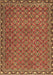 Abstract Brown Contemporary Rug, con2896brn