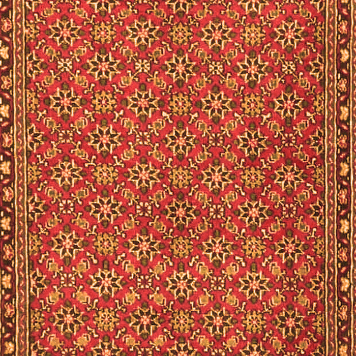 Abstract Orange Contemporary Rug, con2896org