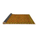 Sideview of Abstract Yellow Contemporary Rug, con2896yw