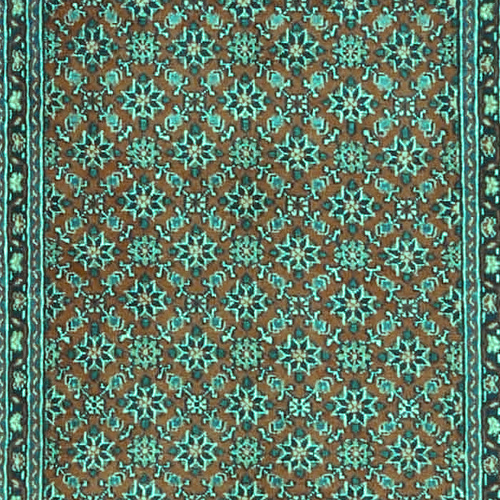 Machine Washable Abstract Turquoise Contemporary Area Rugs, wshcon2896turq