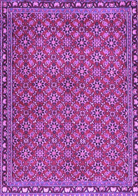 Abstract Purple Contemporary Rug, con2896pur