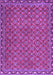 Abstract Purple Contemporary Rug, con2896pur