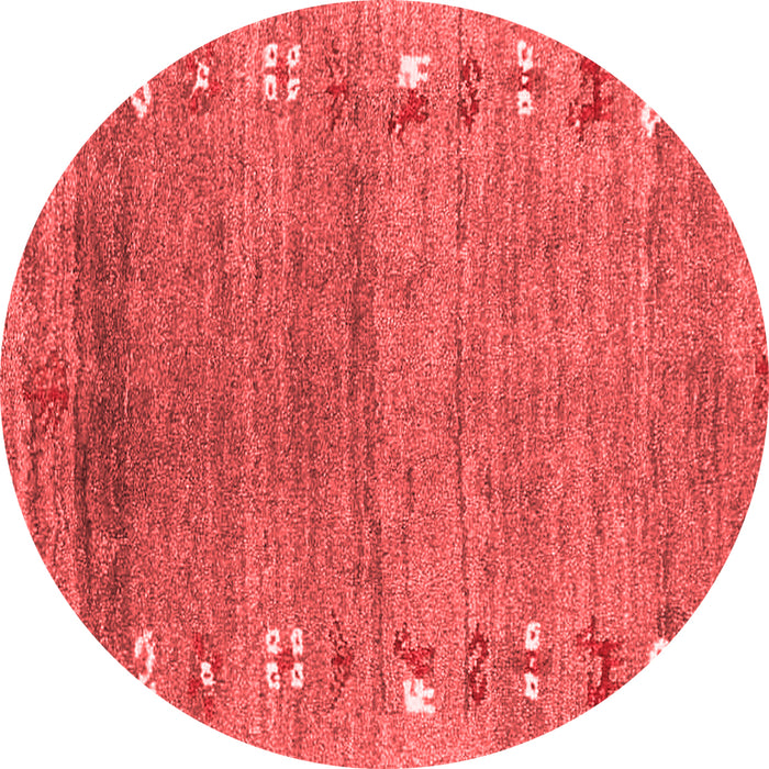 Machine Washable Abstract Red Contemporary Rug, wshcon2897red