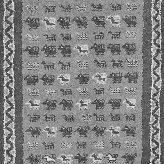 Abstract Gray Contemporary Rug, con2898gry