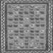 Serging Thickness of Abstract Gray Contemporary Rug, con2898gry