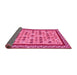 Sideview of Abstract Pink Contemporary Rug, con2898pnk