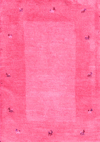 Abstract Pink Contemporary Rug, con2899pnk