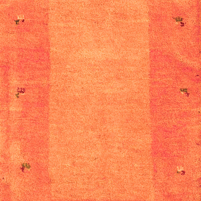 Abstract Orange Contemporary Rug, con2899org