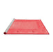 Contemporary Red Washable Rugs