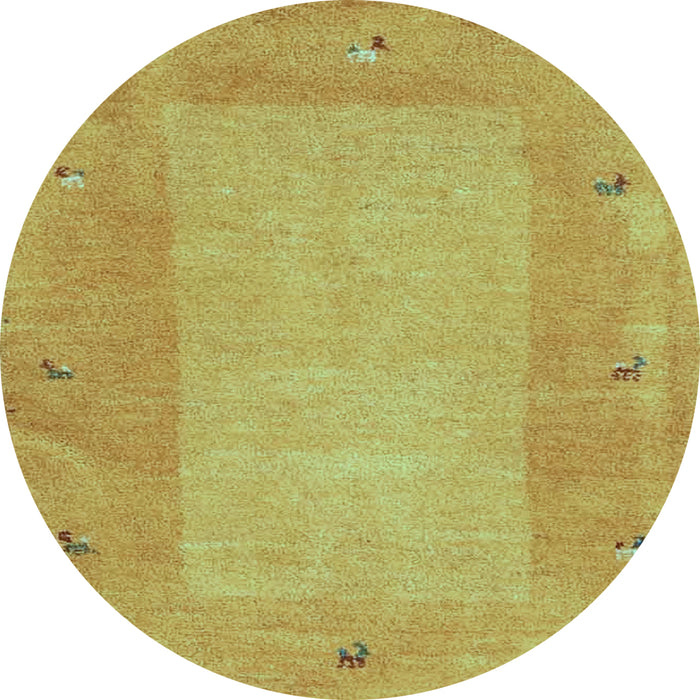 Round Machine Washable Abstract Light Blue Contemporary Rug, wshcon2899lblu