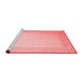 Contemporary Red Washable Rugs