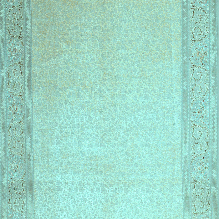 Abstract Light Blue Contemporary Rug, con289lblu