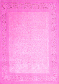 Abstract Pink Contemporary Rug, con289pnk