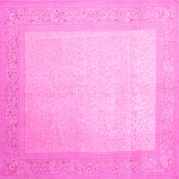 Square Abstract Pink Contemporary Rug, con289pnk